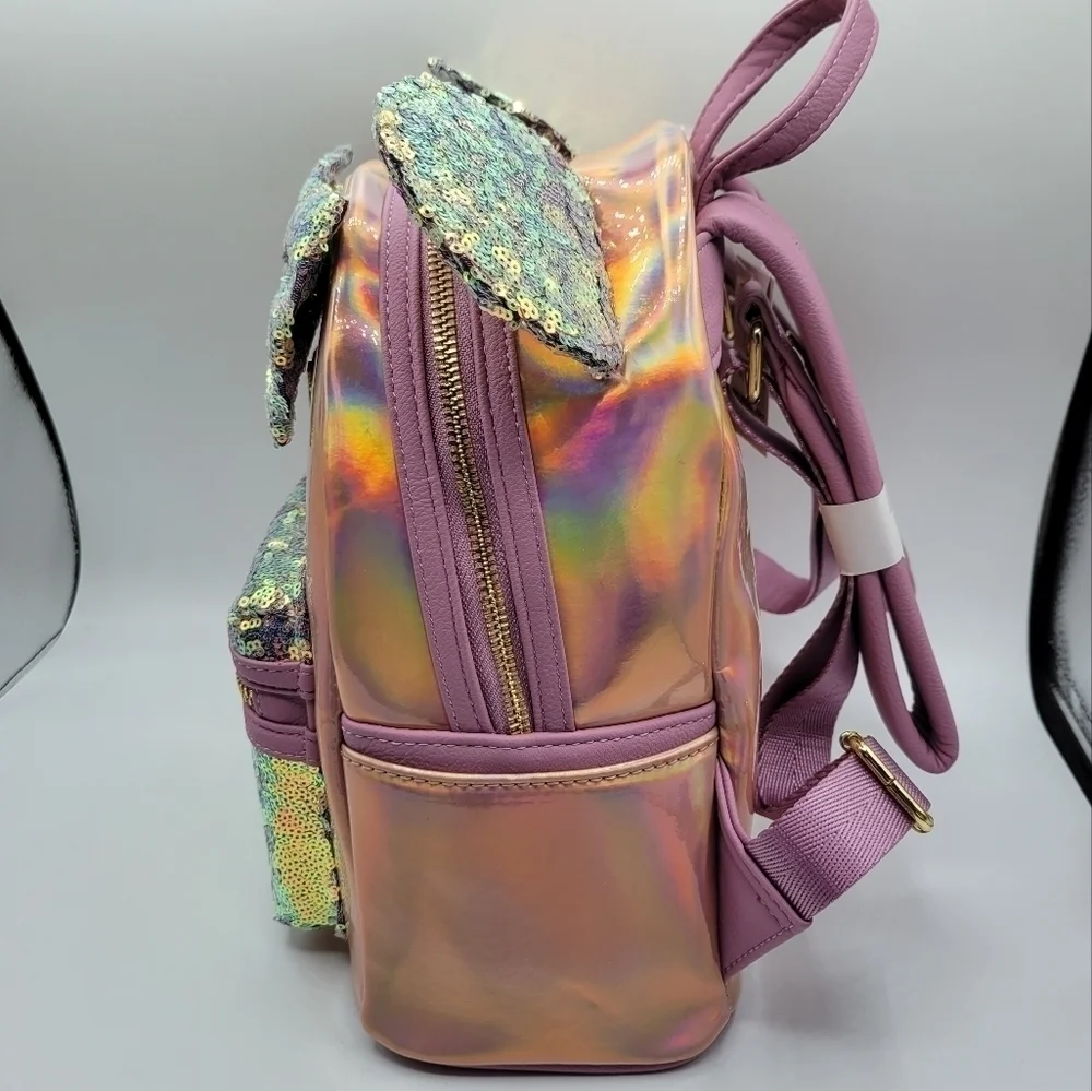 Loungefly Pink EARidescent Iridescent Disney Parks 50th Anniversary Backpack